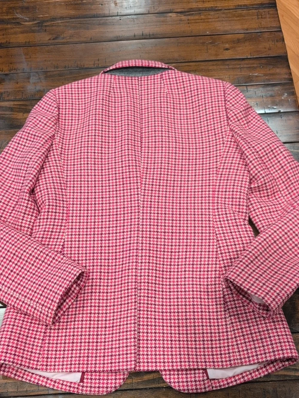J. Crew Campbell Wool Blend Houndstooth Blazer